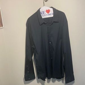 Dark Blue Theory Sylvian button down shirt.